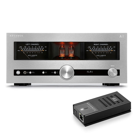 Advance Paris A-I190 Nova Integrated Amplifier Bundle with A-NTC Network Transport (Silver)
