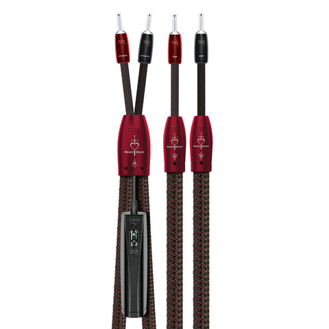 AudioQuest Brave Heart Male Banana to Male Banana Full-Range Speaker Cable - Each (10 ft.)