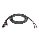 AudioQuest Rocket 44 Full-Range Speaker Cable With 500 Series Silver Banana Plugs - 8 ft. (Pair)