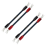 AudioQuest ThunderBird BiWire Spade to Spade Jumpers - Set of 4