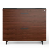 BDI Sequel 20 6116 Lateral File Cabinet (Chocolate/Black)