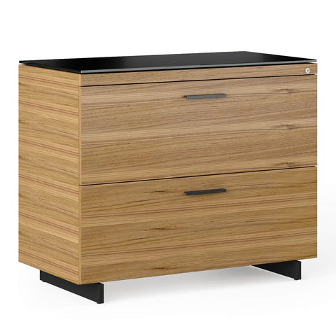 BDI Sequel 20 6116 Lateral File Cabinet (Walnut/Black)