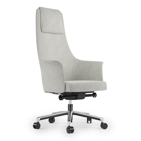 BDI Bolo 3532 Executive Leather Office Chair (Oatmeal)