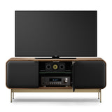 BDI Plume 8077 Triple Wide Media Cabinet (Natural Walnut, Bronze)