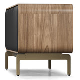BDI Plume 8077 Triple Wide Media Cabinet (Natural Walnut, Bronze)
