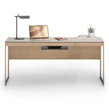 BDI Sequel Studio 6601 Desk (Neo Oak, Bronze)