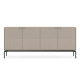 BDI Zig 7649 Storage Credenza (Dune Finish, Brushed Carbon)