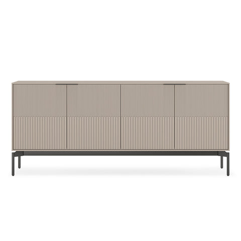 BDI Zig 7649 Storage Credenza (Dune Finish, Brushed Carbon)