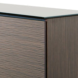 Salamander Designs Chameleon Collection Berlin 336 Triple Speaker Integrated Cabinet (Textured Wenge with Black Glass Top)