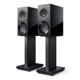 KEF Reference 1 Meta Bookshelf Speaker - Pair (High-Gloss Black/Grey)