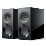 KEF Reference 1 Meta Bookshelf Speaker - Pair (High-Gloss Black/Grey)