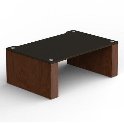 BLOK Stax 2G 220 Modular Stand Add-On Shelf (Black Ash/Natural Walnut)