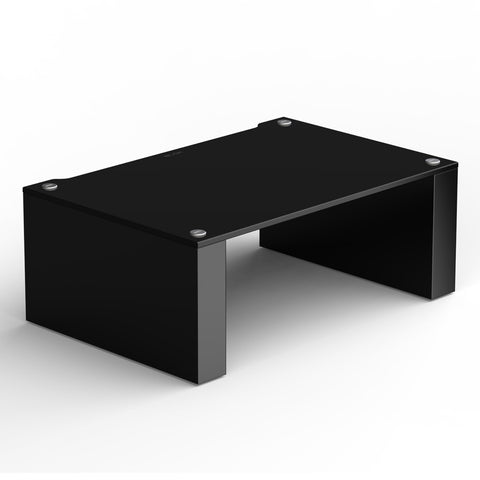 BLOK Stax 2G 220 Modular Stand Add-On Shelf (Black Glass/High Gloss Black)