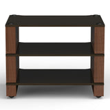 BLOK Stax 2G 3 Shelf Collection Modular Hi-Fi Stand (Black Ash/Natural Walnut)