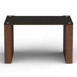 BLOK Stax 2G LP Modular Stand Add-On Turntable Shelf (Black Ash/Natural Walnut)