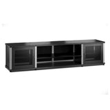 Salamander Designs Synergy 248 Quad AV Cabinet (Black Oak with Aluminum Posts)
