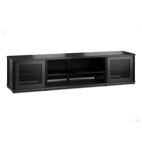 Salamander Designs Synergy 248 Quad AV Cabinet (Black Oak with Black Posts)