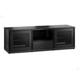 Salamander Designs Synergy 236 Triple AV Cabinet (Black Oak with Black Posts)