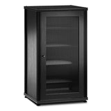 Salamander Designs Synergy 402 AV Cabinet (Black Oak with Black Posts)