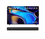 Sony BRAVIA 8 OLED TV Bundle with Sony BRAVIA Theater Bar 8 Soundbar
