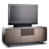 Salamander Designs Chameleon Collection Berlin 236 Triple Speaker Integrated Cabinet (Textured Wenge with Black Glass Top)