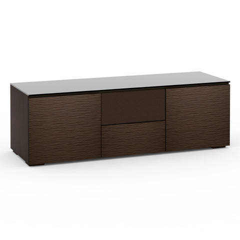 Salamander Designs Chameleon Collection Berlin 236 Triple Speaker Integrated Cabinet (Textured Wenge with Black Glass Top)