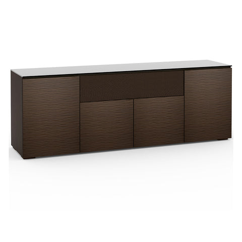 Salamander Designs Chameleon Collection Berlin 345 Quad Speaker Integrated Cabinet (Textured Wenge with Black Glass Top)
