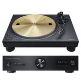 Technics SL-1300G New Grand Class Turntable Bundle with SU-GX70 Network Audio Amplifier