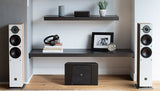 GoldenEar Triton Seven & Bluesound POWERNODE Streaming Stereo Bundle (Black)