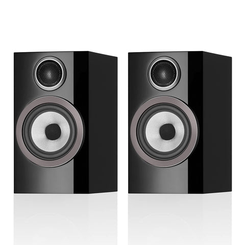 Bowers & Wilkins 707 S3 2-Way Bookshelf Speakers - Pair (Gloss Black)