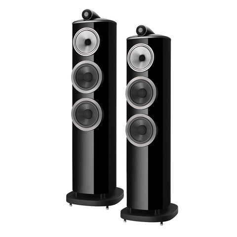 Bowers & Wilkins 804 D4 3-Way Floorstanding Speaker - Pair (Gloss Black)
