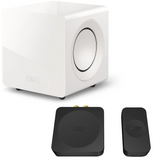 KEF KC92 Force-Cancelling Subwoofer Bundle with KW1 Wireless Subwoofer Adapter Kit