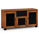 Salamander Designs Chameleon Collection Elba 336 Triple Speaker Integrated Cabinet (Wide Framed American Cherry Doors with Smoked Glass Inserts)