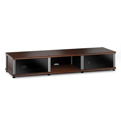 Salamander Designs Synergy 133 Triple AV Cabinet (Cherry with Aluminum Posts)