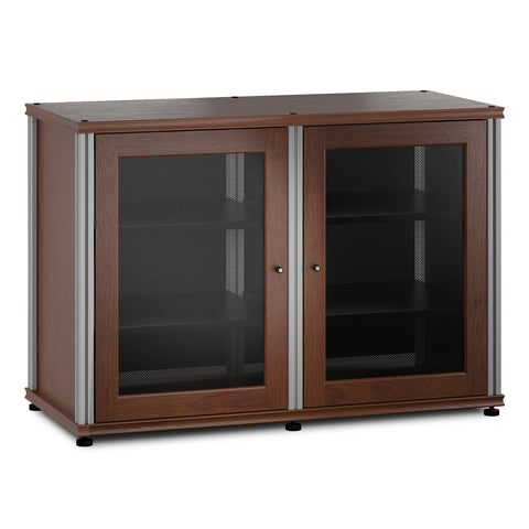 Salamander Designs Synergy 323 Twin AV Cabinet (American Cherry with Aluminum Posts)
