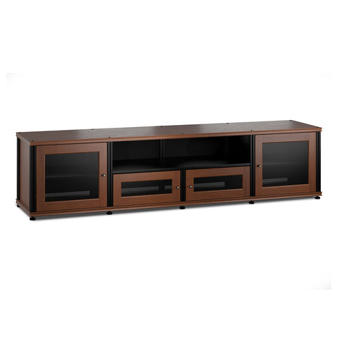 Salamander Designs Synergy 245 Quad AV Cabinet (American Cherry with Black Posts)