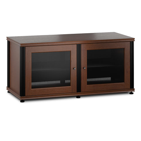 Salamander Designs Synergy 221 Twin AV Cabinet (Cherry with Black Posts)