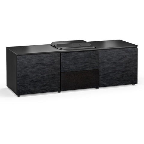 Salamander Designs Chameleon Collection Chicago 236 Projector Integrated Cabinet for Epson LS100 Projector (Black Oak)
