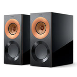 KEF Reference 1 Meta Bookshelf Speaker - Pair (High-Gloss Black/Copper)