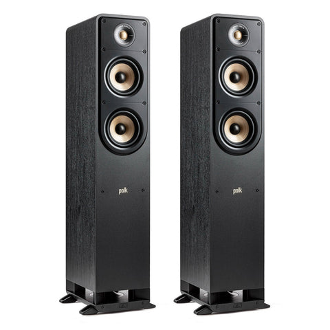 Polk Audio Signature Elite ES50 Hi-Fi Home Theater Floorstanding Speakers - Pair (Black)
