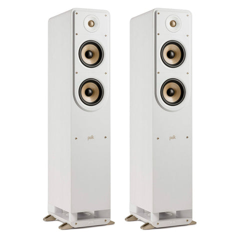 Polk Audio Signature Elite ES50 Hi-Fi Home Theater Floorstanding Speakers - Pair (White)