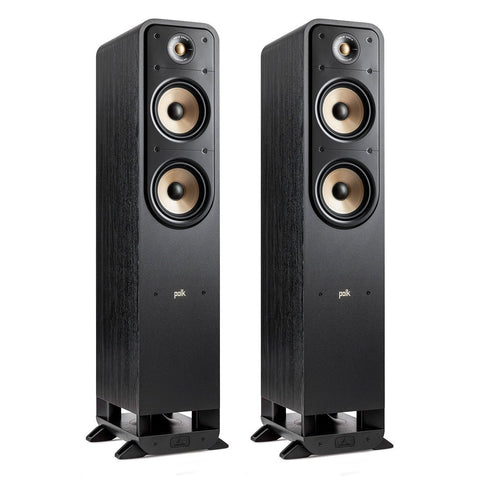 Polk Audio Signature Elite ES55 Hi-Fi Home Theater Floorstanding Speakers - Pair (Black)