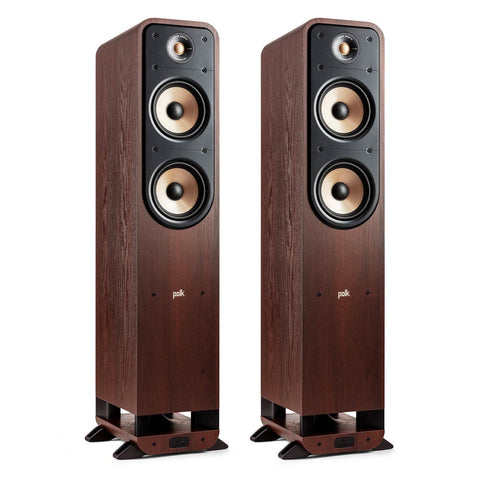 Polk Audio Signature Elite ES55 Hi-Fi Home Theater Floorstanding Speakers - Pair (Walnut)