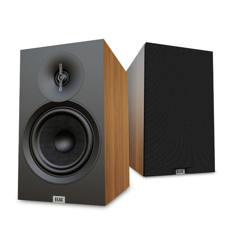 ELAC DB63 Debut 3.0 6.5 Inch Bookshelf Speakers - Pair (Walnut)