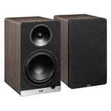 ELAC DCB61 Debut ConneX Powered Bookshelf Speaker - Pair (Walnut)