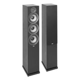 ELAC F6.2 Debut 2.0 Floorstanding Speaker - Pair (Black Ash Vinyl)