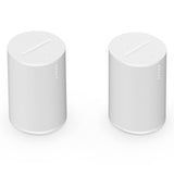 Sonos Era 100 Voice-Controlled Wireless Smart Speakers with Bluetooth, Trueplay Acoustic Tuning Technology, & Amazon Alexa Built-In - Pair (White)