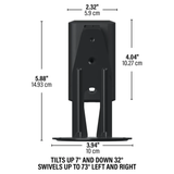 Sanus WSWME11 Adjustable Speaker Wall Mount For Sonos Era 100™ (Each)
