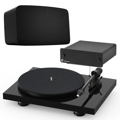 Pro-Ject Debut Carbon EVO Turntable Bundle with Sonos FIVE
