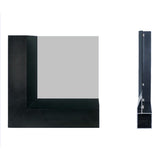 Stewart WallScreen Deluxe 120" HDTV Projector Screen with 3.25" Fixed Frame, 1.1 Gain, and Ambient Light Rejecting Material (FireHawk G5)